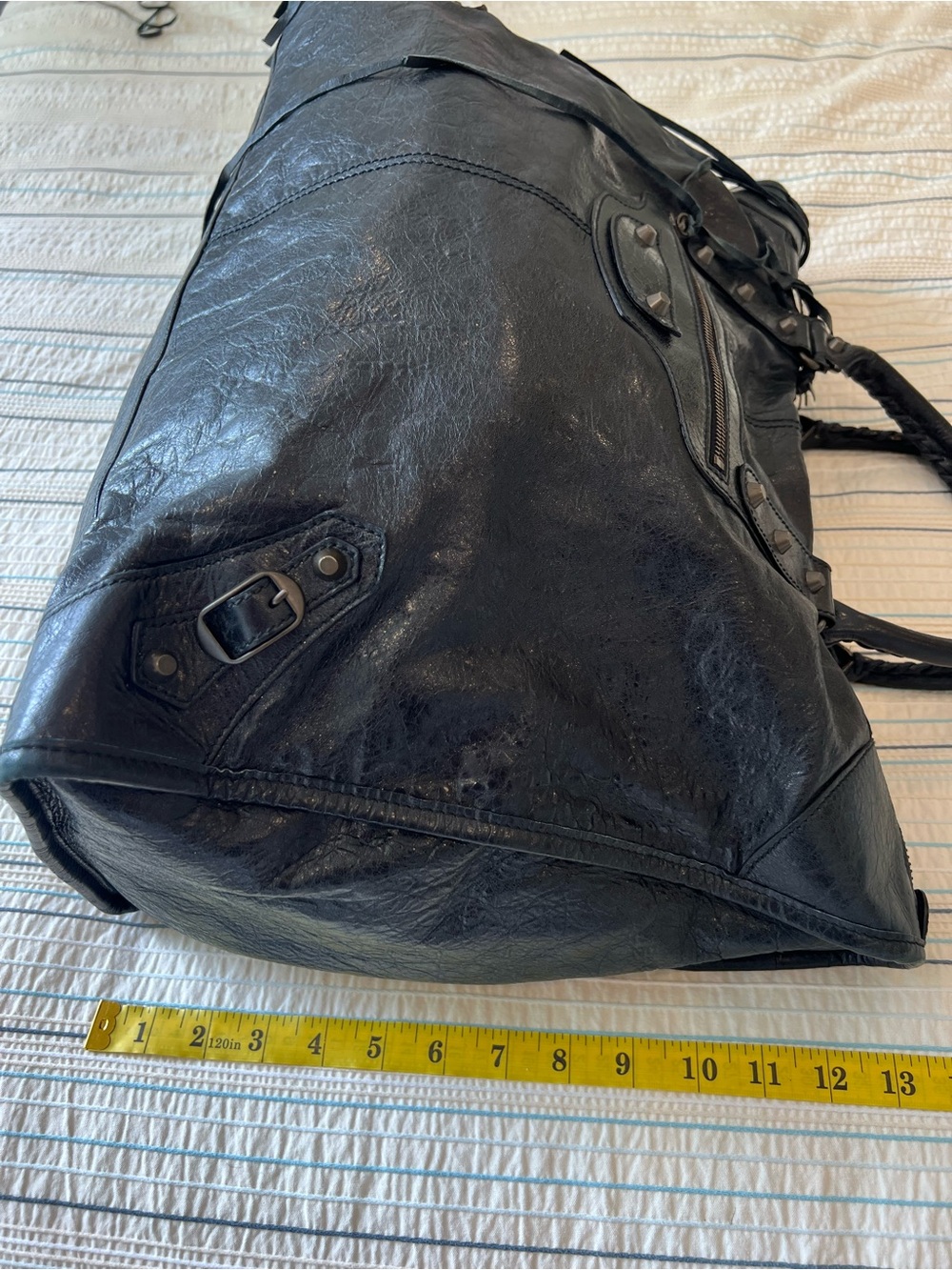Balenciaga Black Weekender Bag RARE! - Picture 4 of 15